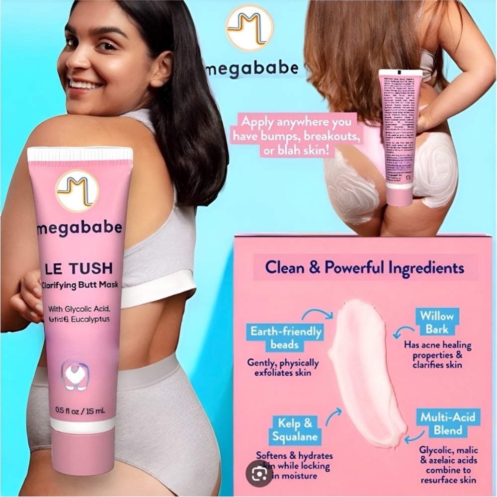 Megababe Le Tush Clarifying Butt Travel Mask
